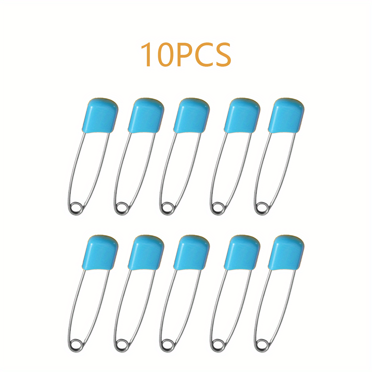 Lowest Price Hot Sale Safety Pins 50Pcs Craft Pins Plastic Head Pins Nappy  Pins Baby Diaper Locking Pin Locking Cloth Pins Lock Baby Clothes Pins