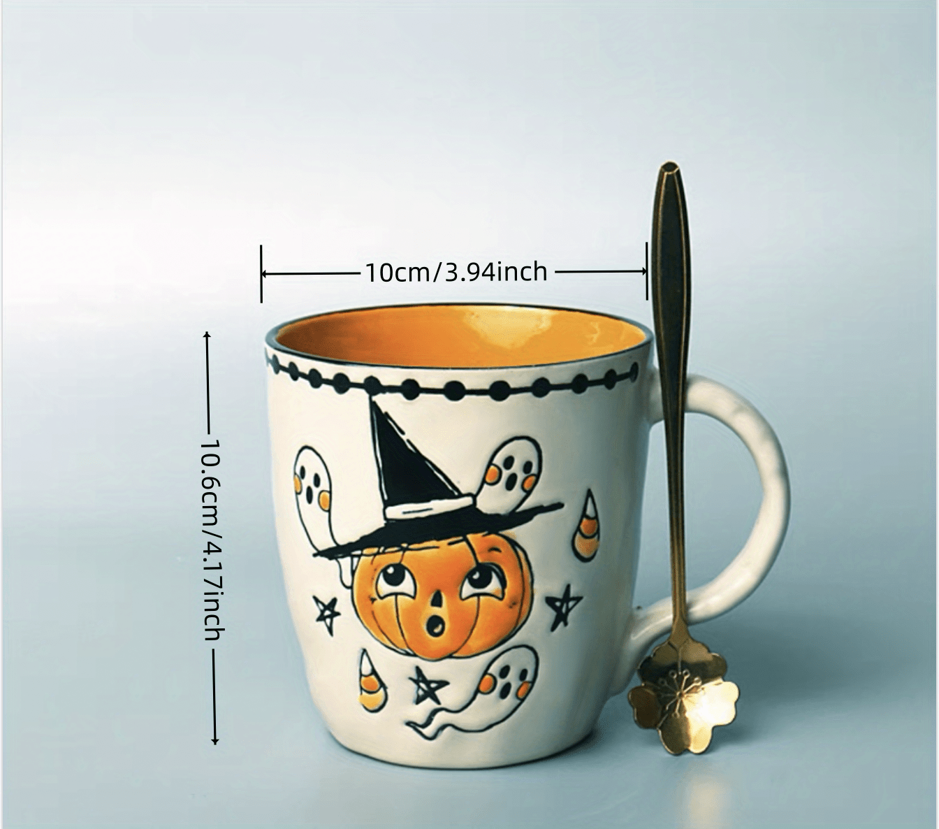 1 Taza De Café Fantasma De Halloween Tazas De Café De - Temu