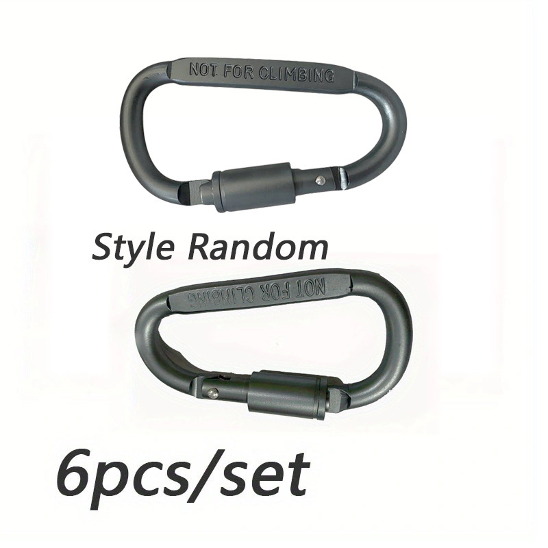 Random Colors!!!carabiner Keychain Aluminum Alloy No 4 D - Temu