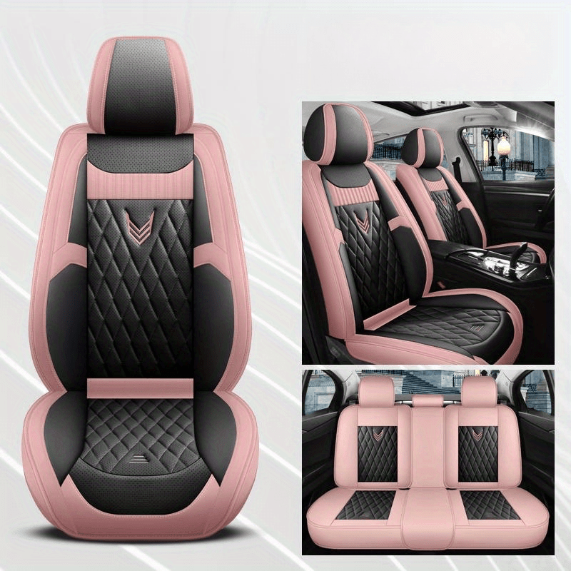 FUNDAS ASIENTOS Coche Universales en CUERO Pu AJUSTE PERFECTO