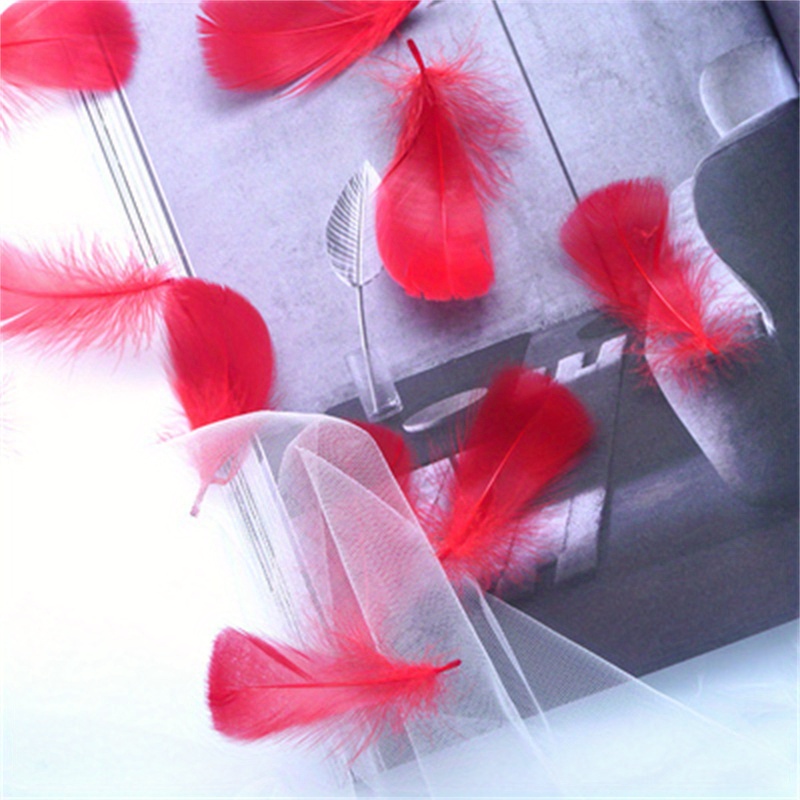 Large Floating Goose Artificial Feathers Handmade Diy - Temu