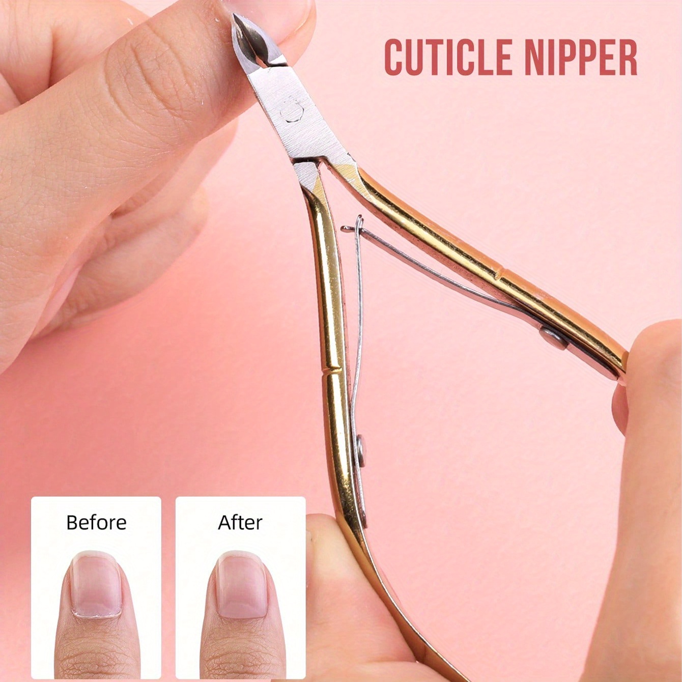 YNR Professional Nail Scissors - Stainless Steel Manicure & Pedicure Cuticle Tool 7 thumbnail image