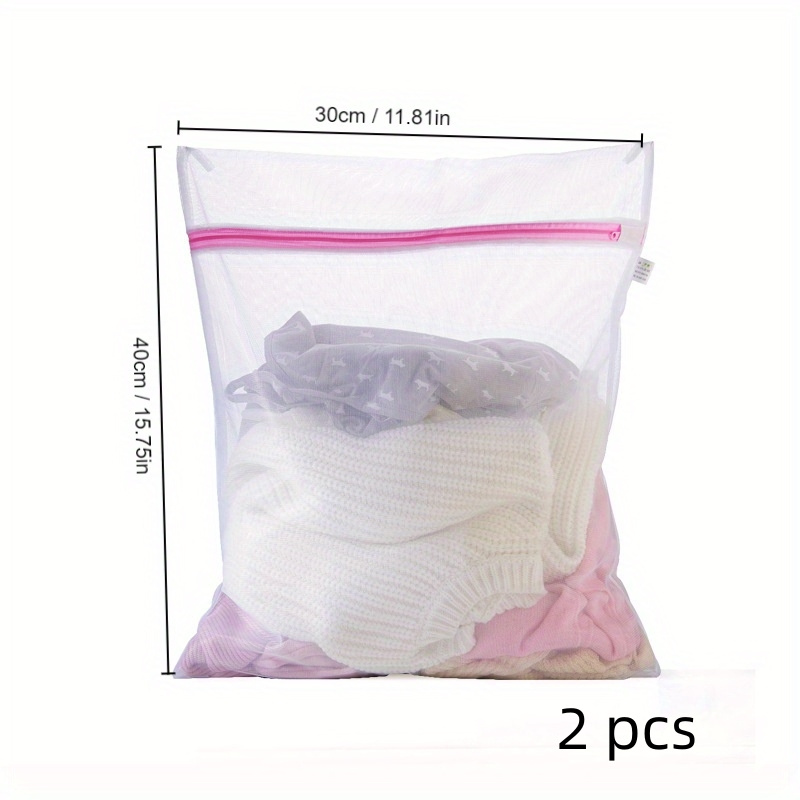 Zipped Washing Machine Mesh Laundry Net Lingerie Underwear Wash Bag Bra  Socks