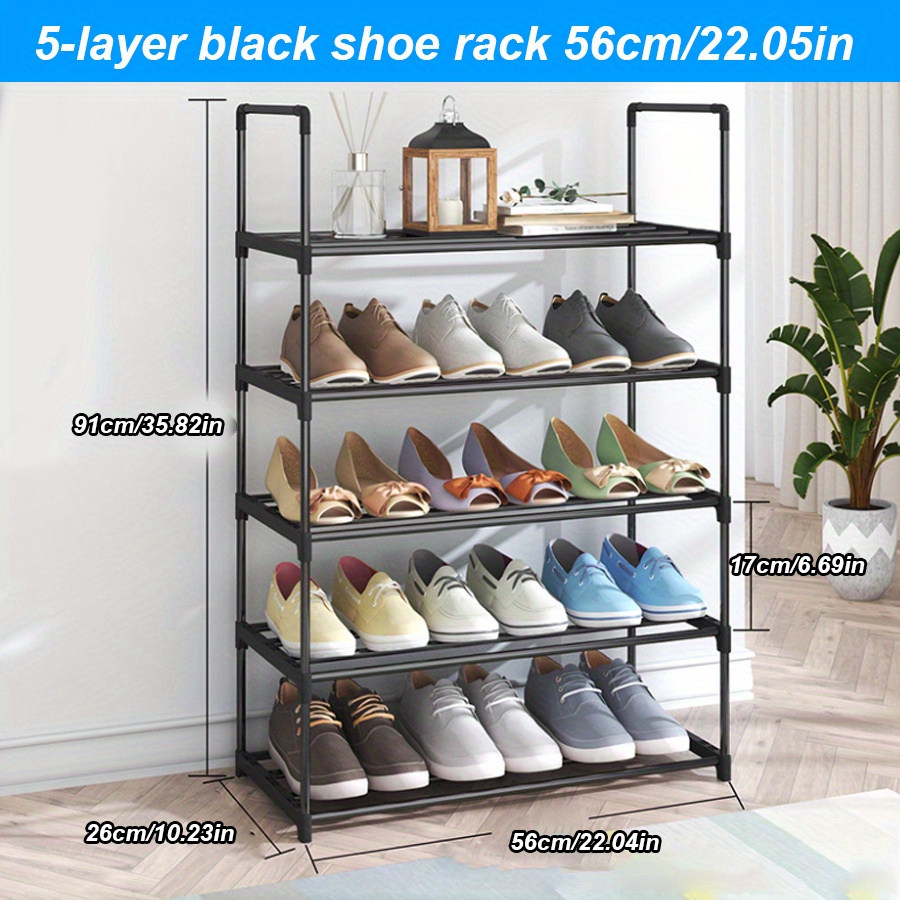 2/3/4/5/6/7-layer Plastic Shoes Storage Rack, Free Standing Shoes Rack,  Easy Assembled Shoes Storage Shelf, Large Capacity Shoe Shelf, Suitable For  Rental House, Entryway, Hallway, Bedroom, Bathroom, Living Room - Temu