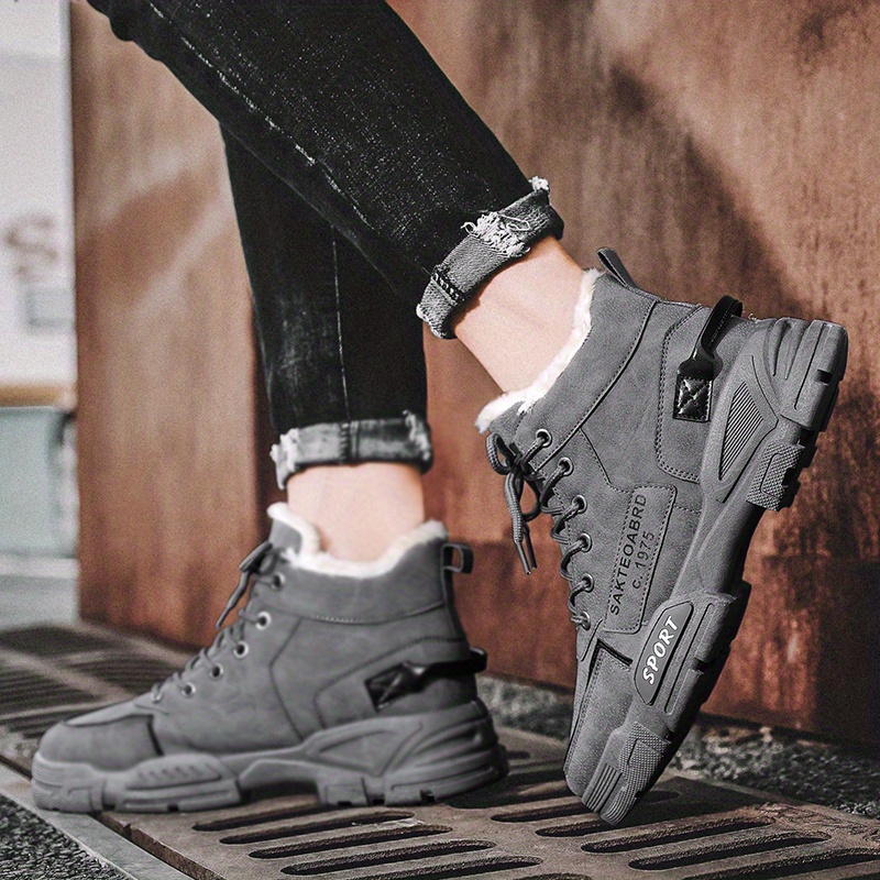 Fur shop sneaker boots