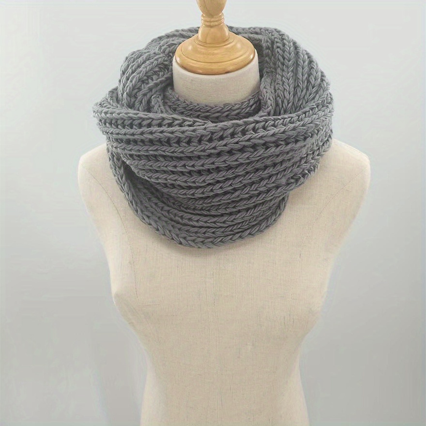 Grey infinity scarf, grey tie dye scarf,Spaghetti scarf, ring scarf, c -  Colour Cocoon