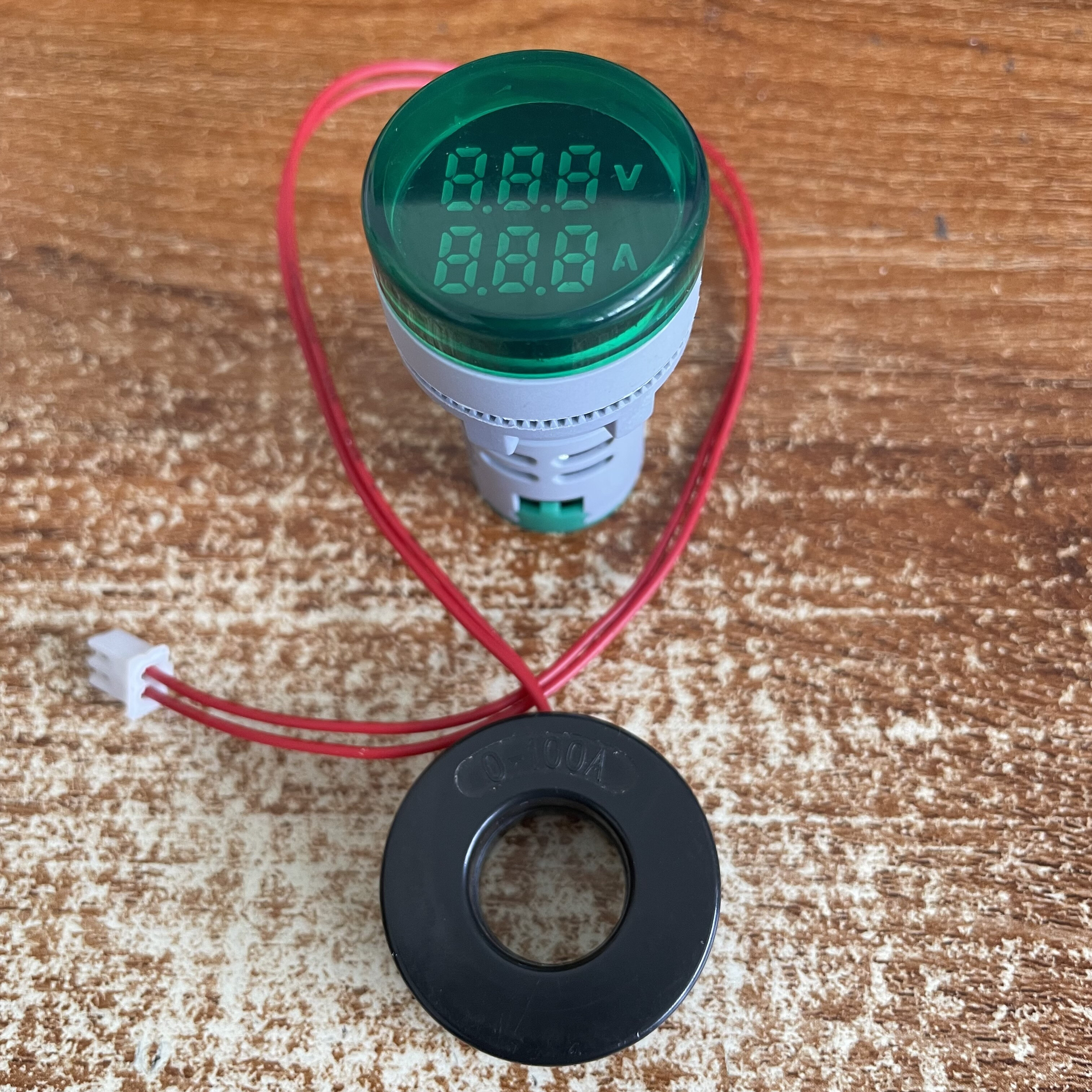 Voltmètre ampèremètre Testeur de l'indicateur de mesure 60-500V AC