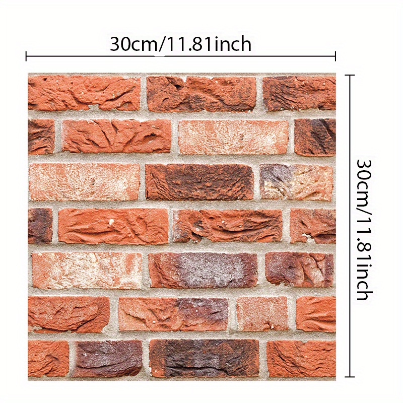 3d Stone Peel Stick Wall Tiles Stickers Faux Stone Wall Temu