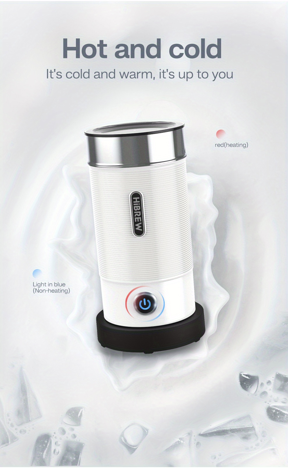 Fully-Automatic Coffee Foam Maker Frothing Machine Milk Frother