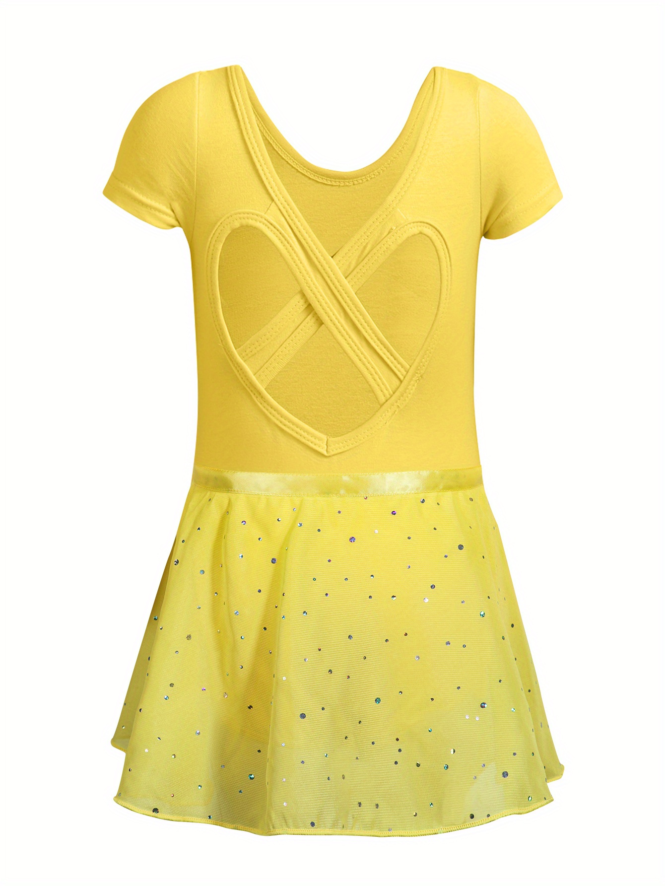 Girl's Ballet Leotards Sleeveless Dancing Suit Sequin Temu