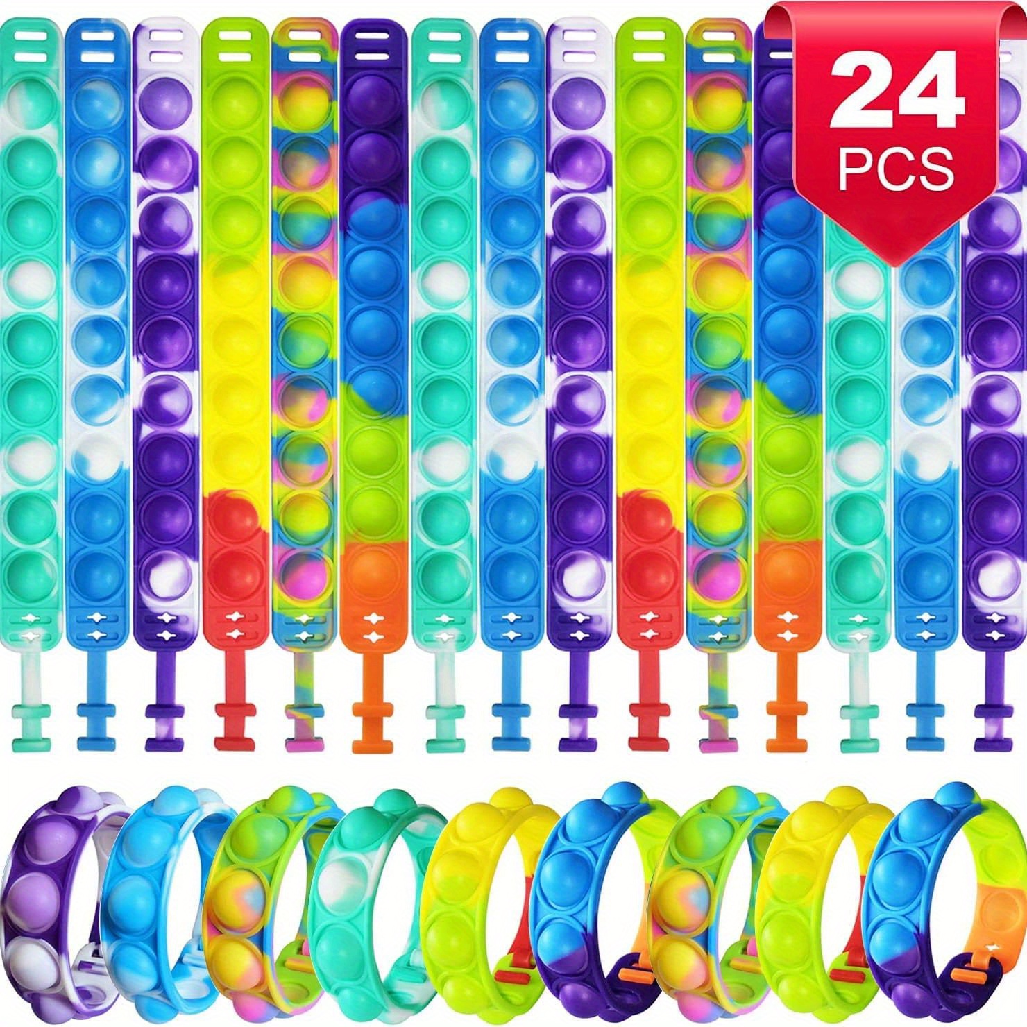  Pop Fidget Toys Bulk Its Party Favors for Kids 4-8 8-12 30 Pack  Mini Pop Keychain It Fidgets for Kids Toys Classroom Prizes Toddler Toys  Sensory Toys Birthday Goodie Bag Stuffers