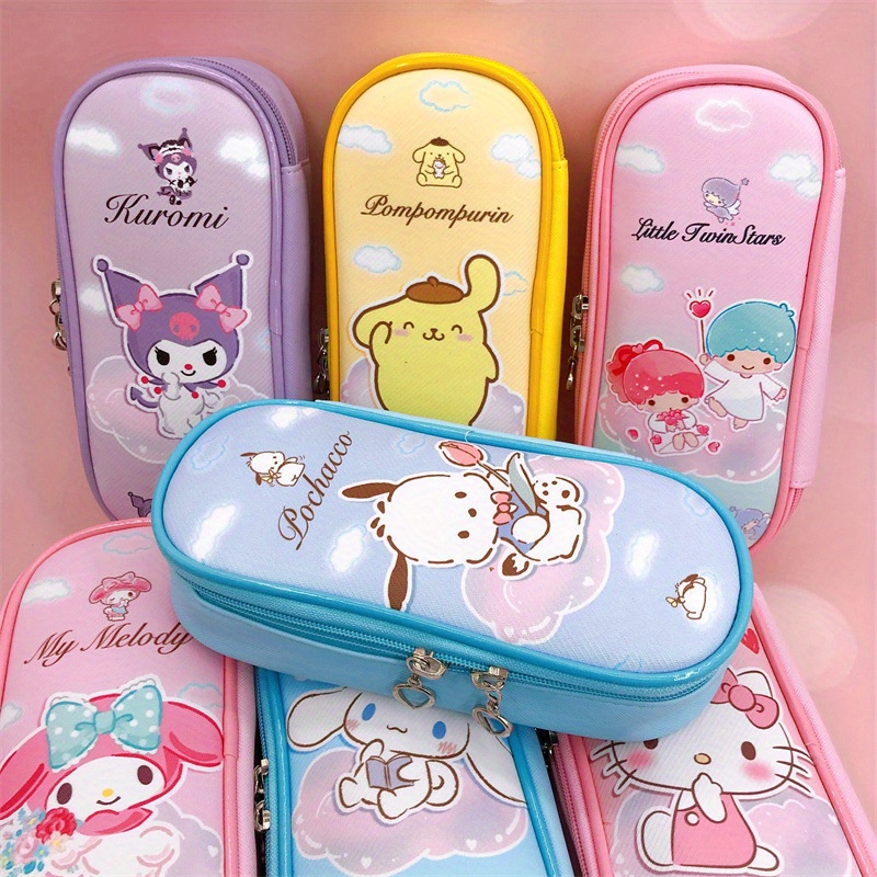 Hello Kitty Y2k Cinnamoroll Melody Kuromi Pencil Case - Temu