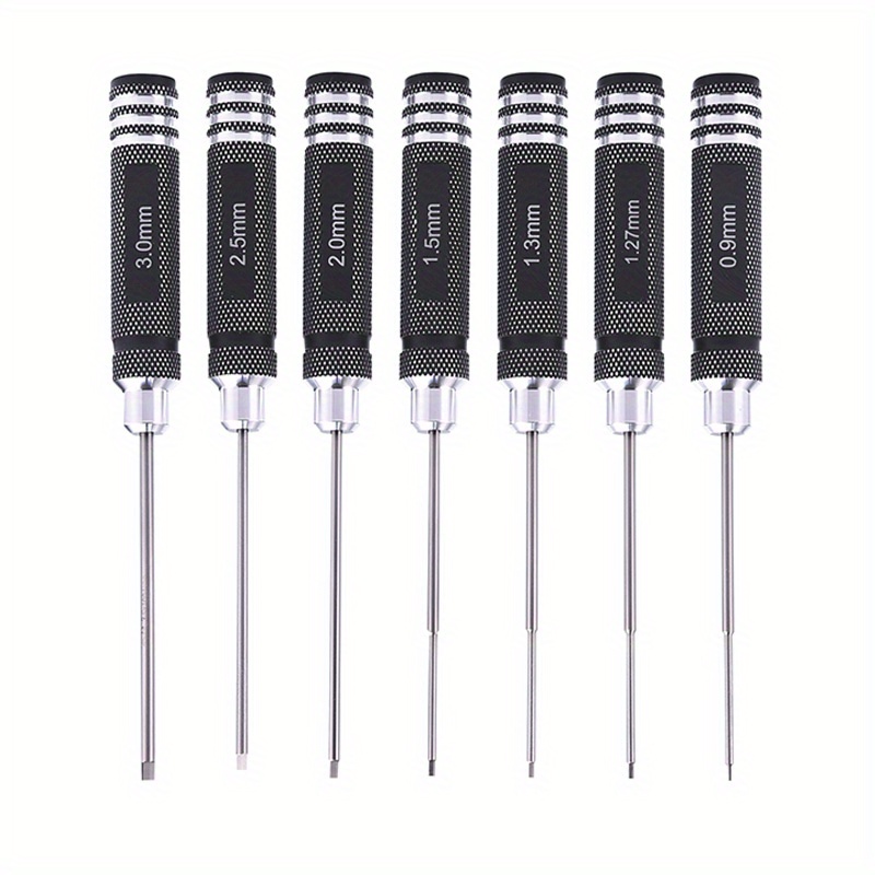 7pcs Rc Screwdriver Kit Rc Hex Nut Driver Set Rc Tool Kit Rc