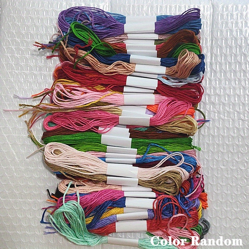Designs for the Needle Embroidery Floss Cotton 11 Skeins Assorted Colors