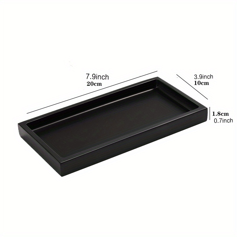 2Pcs Silicone Trays Bathroom Vanity Trays, Rectangle Tray for Bathroom  Counter, 11.8 * 4.92 inch Soap Dispenser Tray for Kitchen, Jewelry Perfume