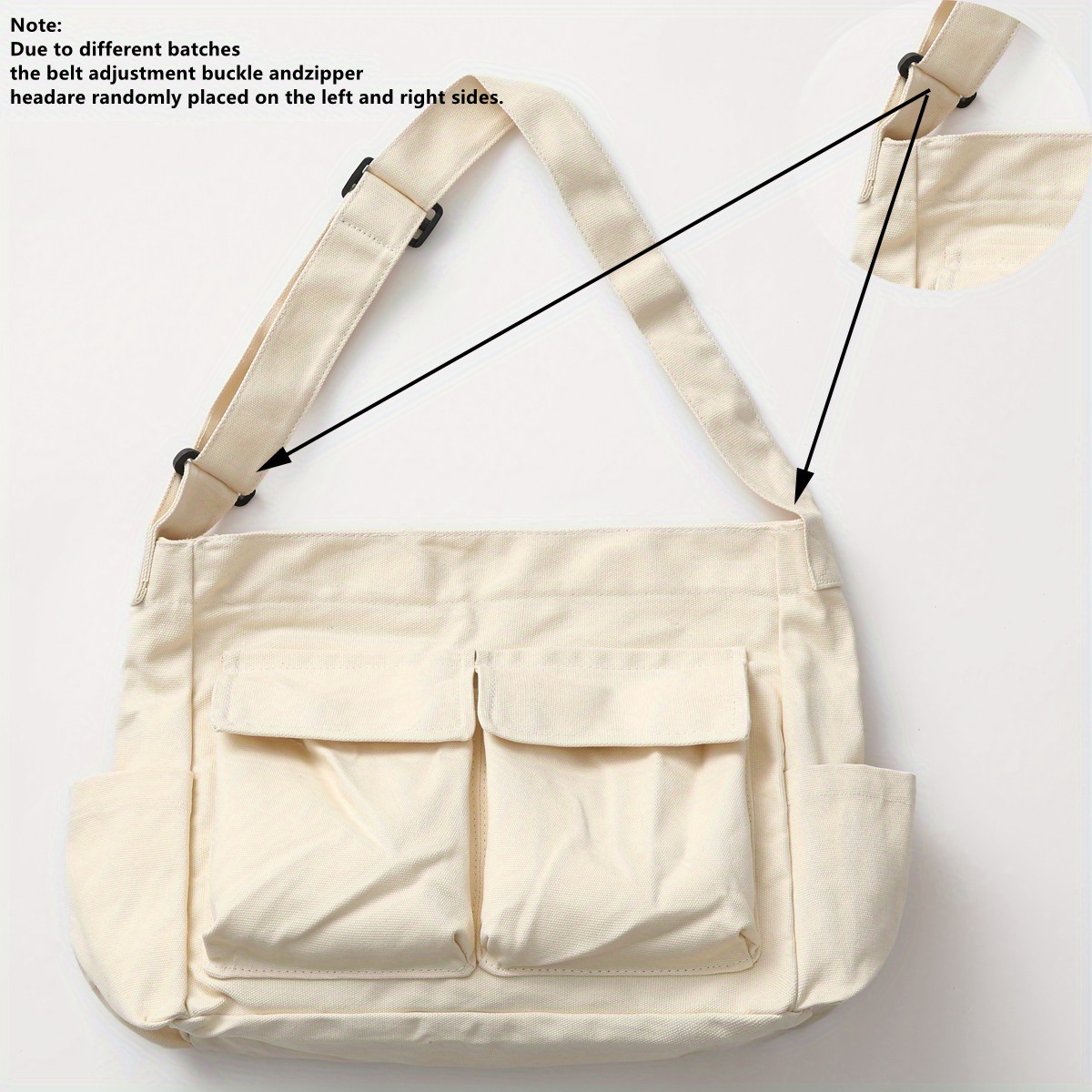 Blank Canvas Crossbody Bag