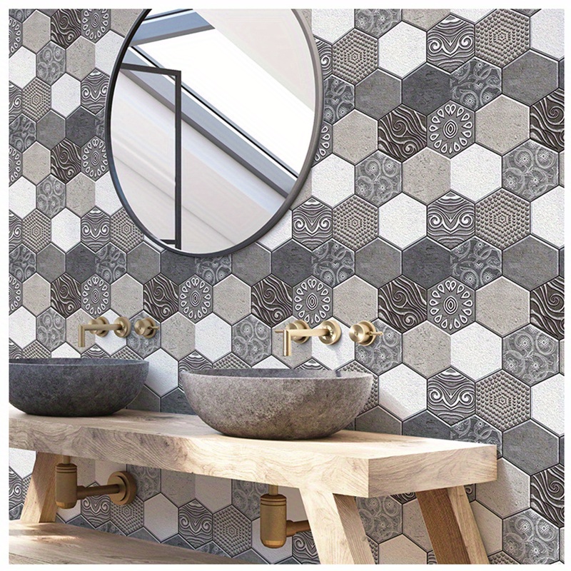3d Stone Peel Stick Wall Tiles Stickers Faux Stone Wall - Temu