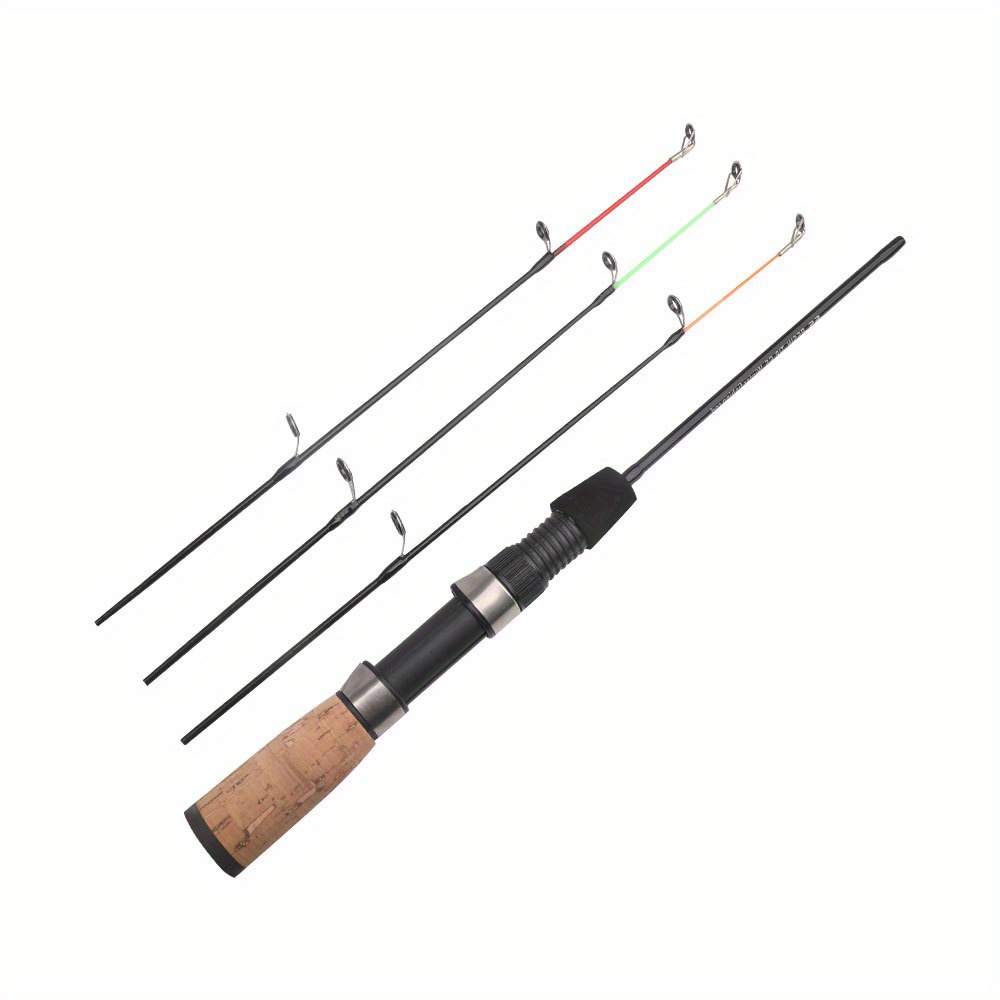 Ice Fishing Pole, Metal Ice Fishing Rod Portable Copper For Lake 
