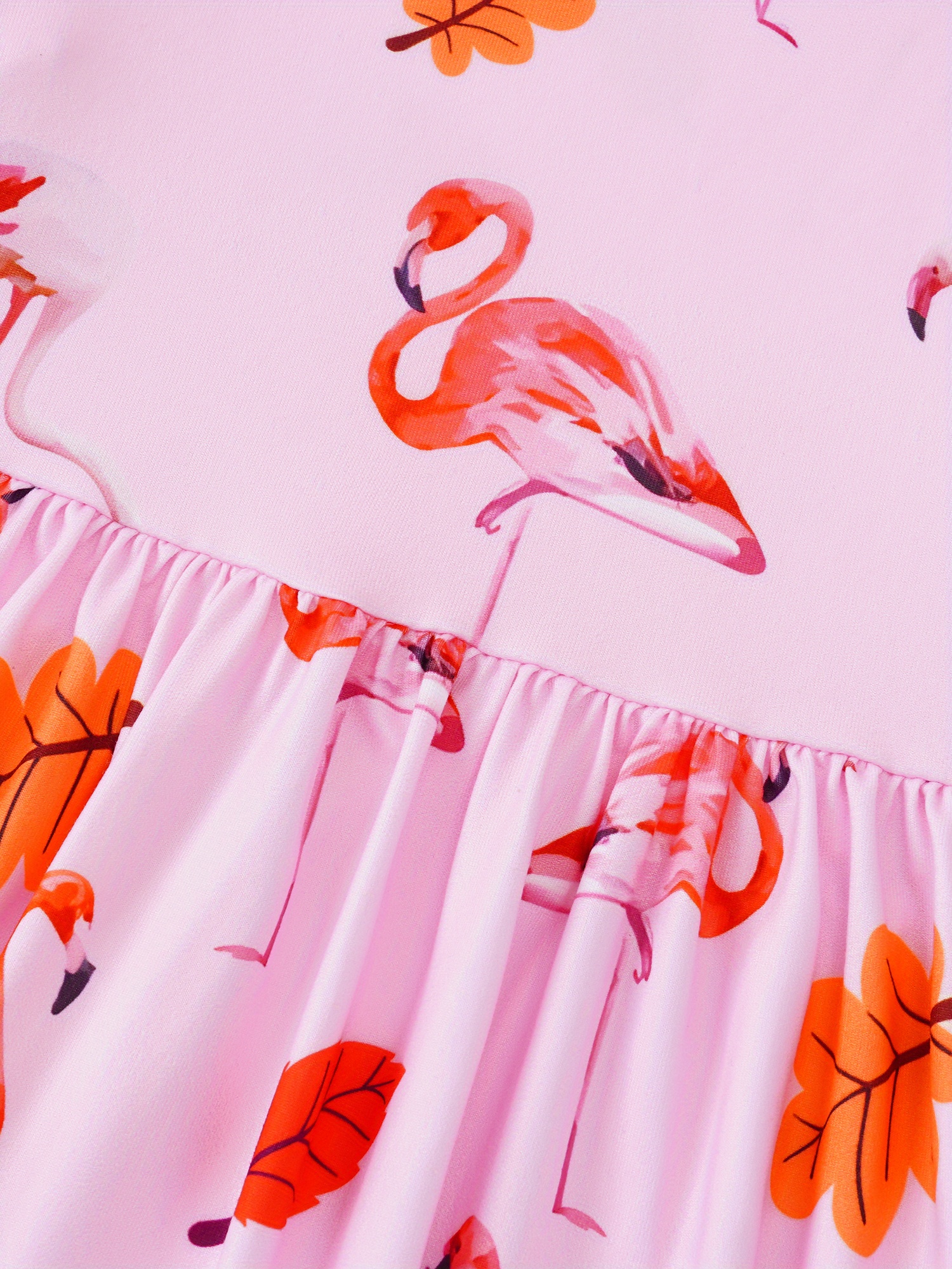 Flamingo Jersey Dress