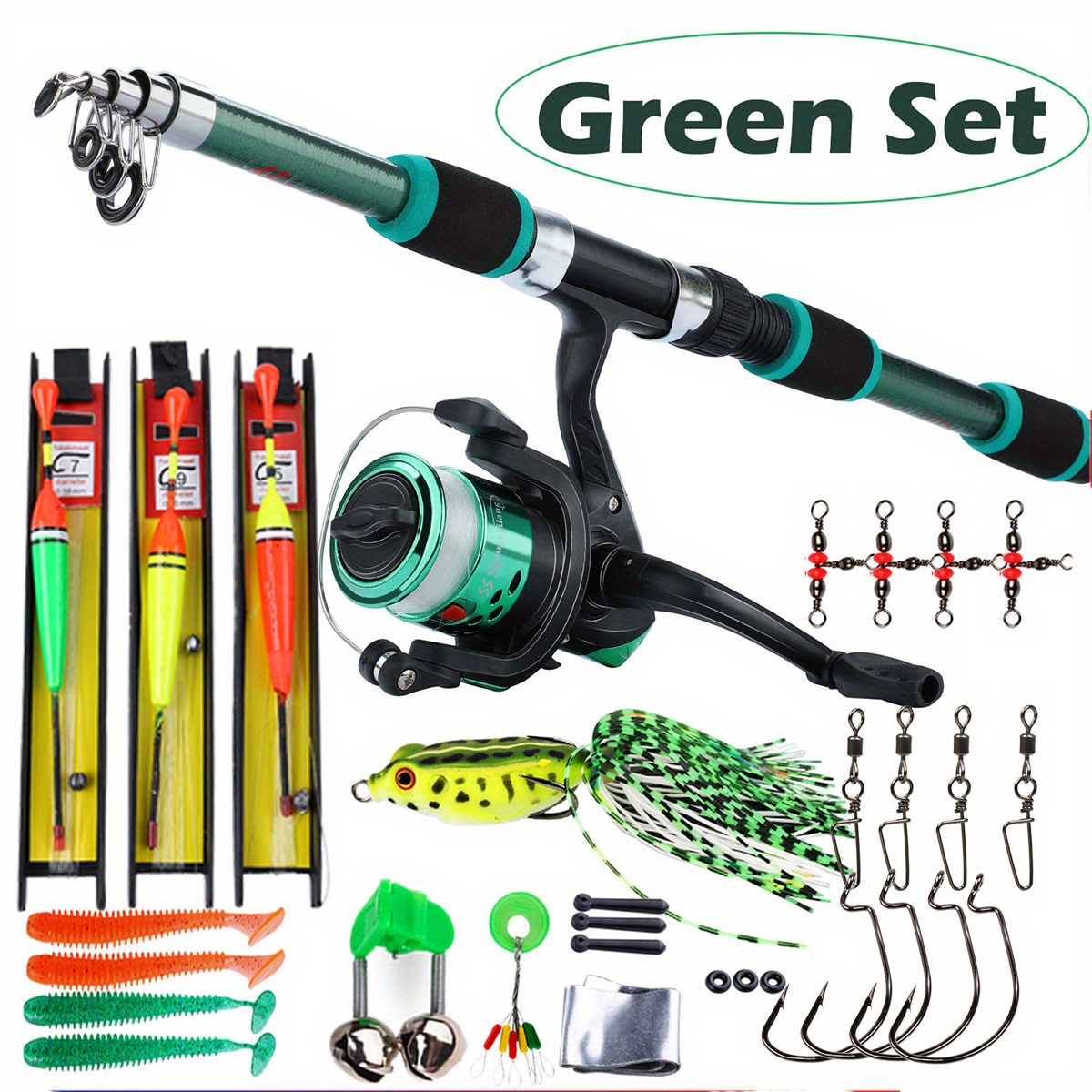 Sougayilang Fishing Rod and Reel Combo Spinning Fishing Rod and Spinn