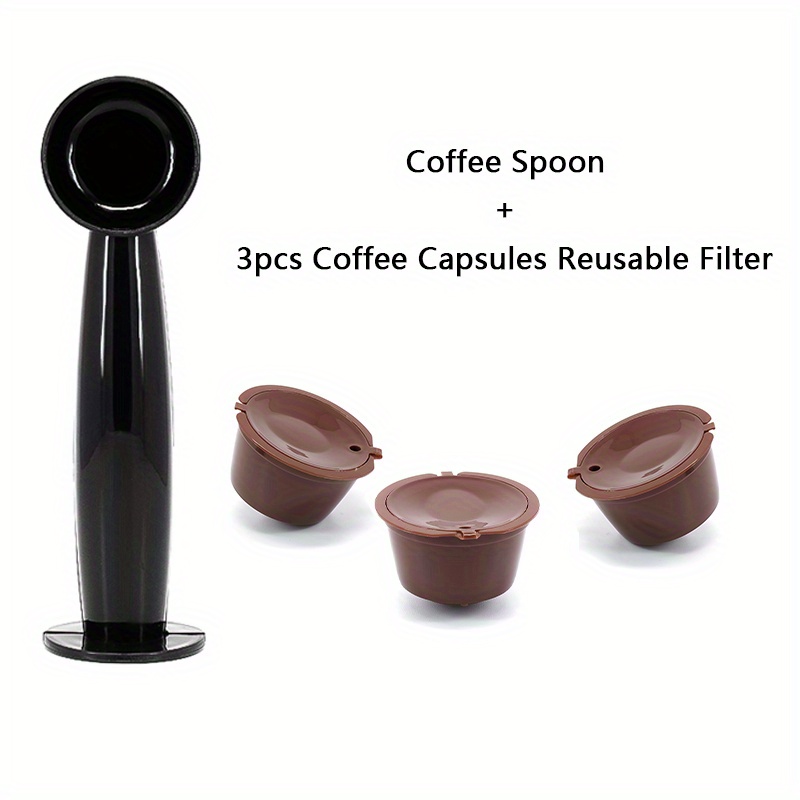 Qixuer 2 En 1 Cuillère à Café, Cuillère à Café Et Tamper 2 Pcs Tamper à Thé  à Café Double Usage Cuillère Doseuse à Café Avec Clip Cuillère à Café En