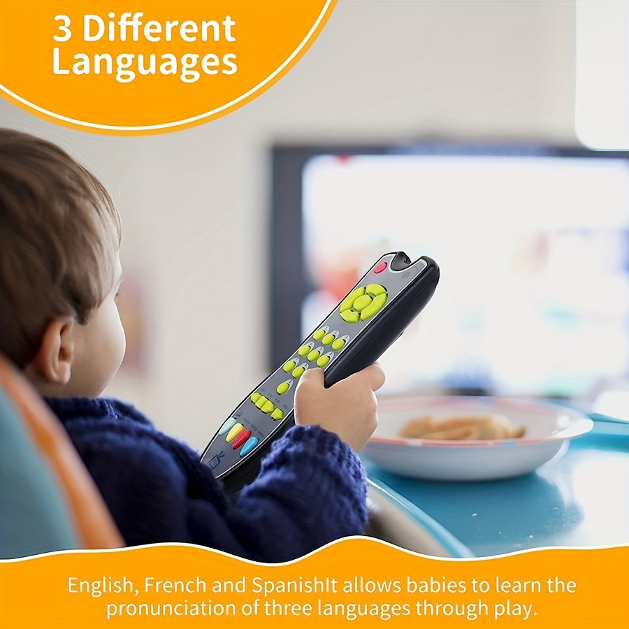 Boburyl Télécommande de télévision pour enfants - Jouet éducatif