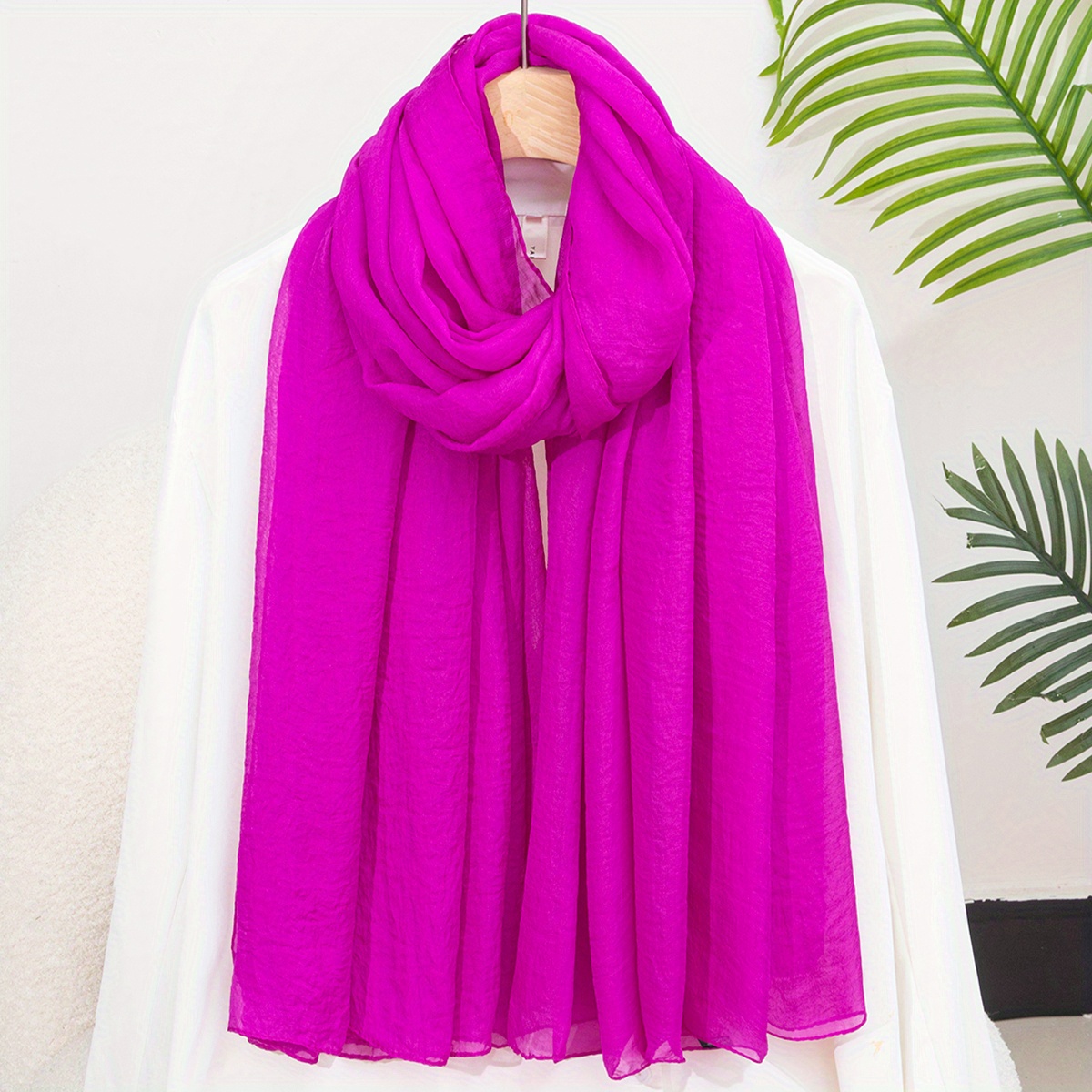 Van Der Rich ® - Sciarpa Di Paillettes Sciarpa Morbida - Donna (1-Nero, TU - Foto 10