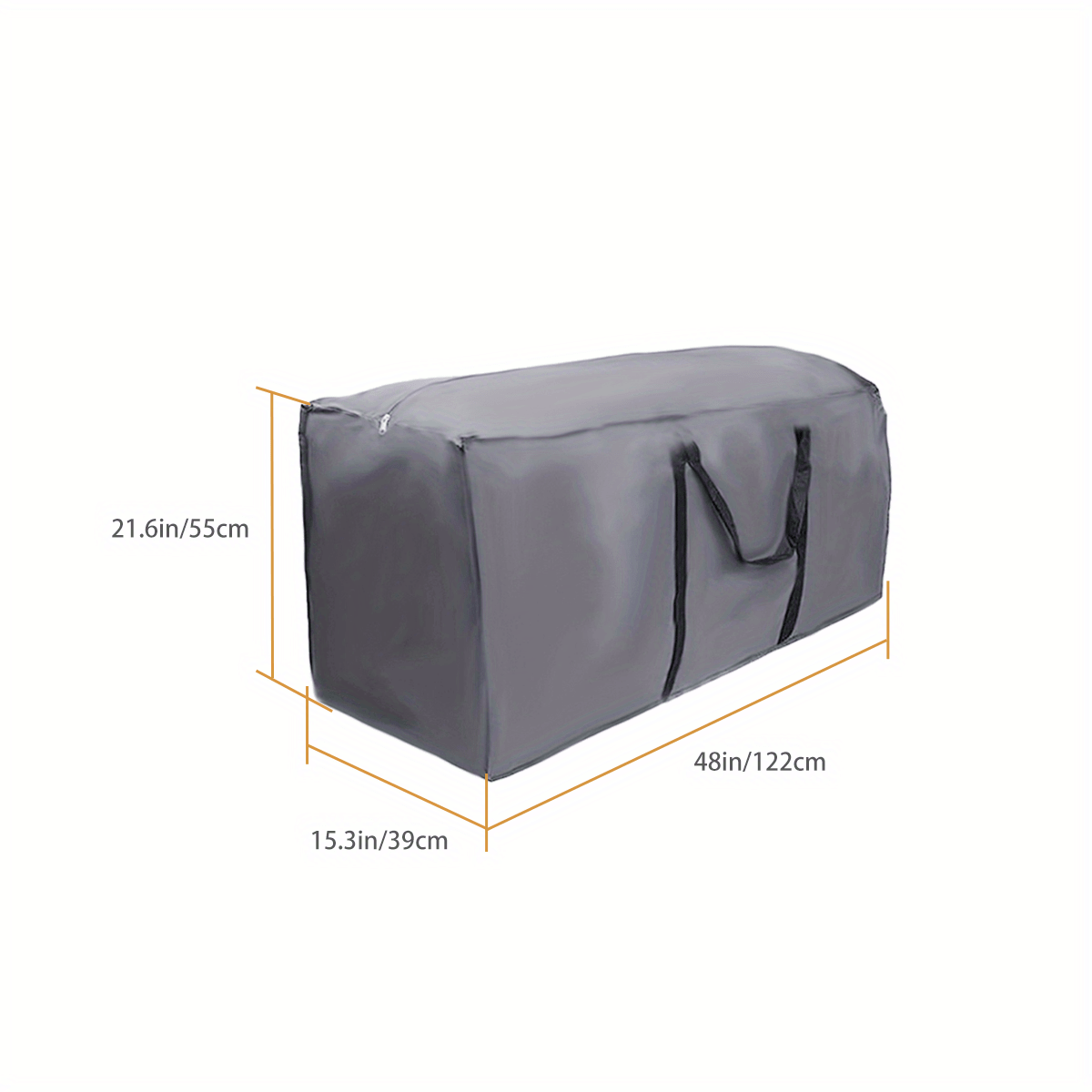 Extra Large Storage Bags Black Moving Bags Totes with Zippers for