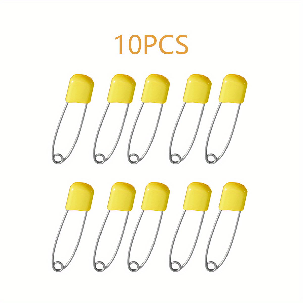 BESTCYC 50PCS 55MM/2Inch 5Colors Plastic Head Stainless Steel Safety Pins Baby  Safety Pins Diaper Pins Plastic Head Cloth Diaper Nappy Pins with Storage  Box - Yahoo Shopping