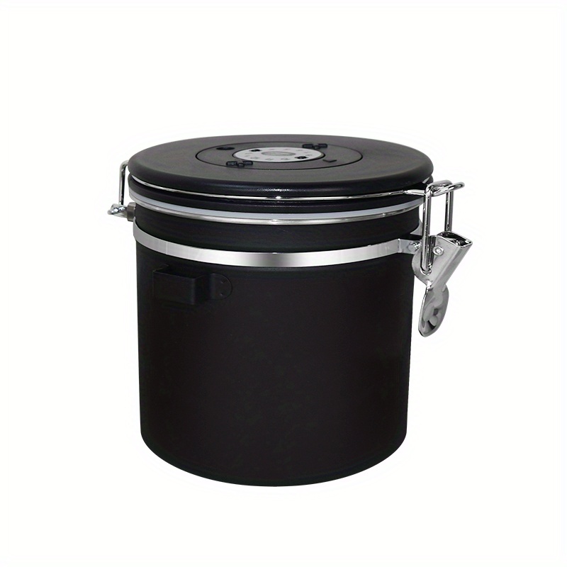 Stainless Steel Coffee Bean Sealed Jar with Measuring Spoon