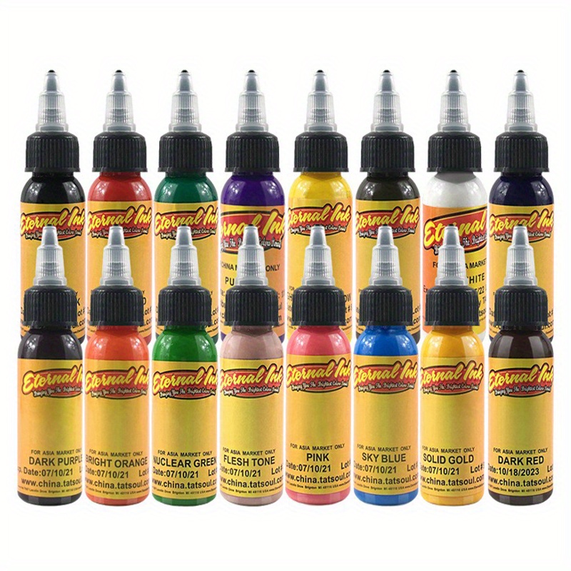 7pcs/set Tattoo Ink Set, Professional Tattoo Set, Long Lasting Tattoo  Painting Tattoo Supplies, Professional Supply For Body Art