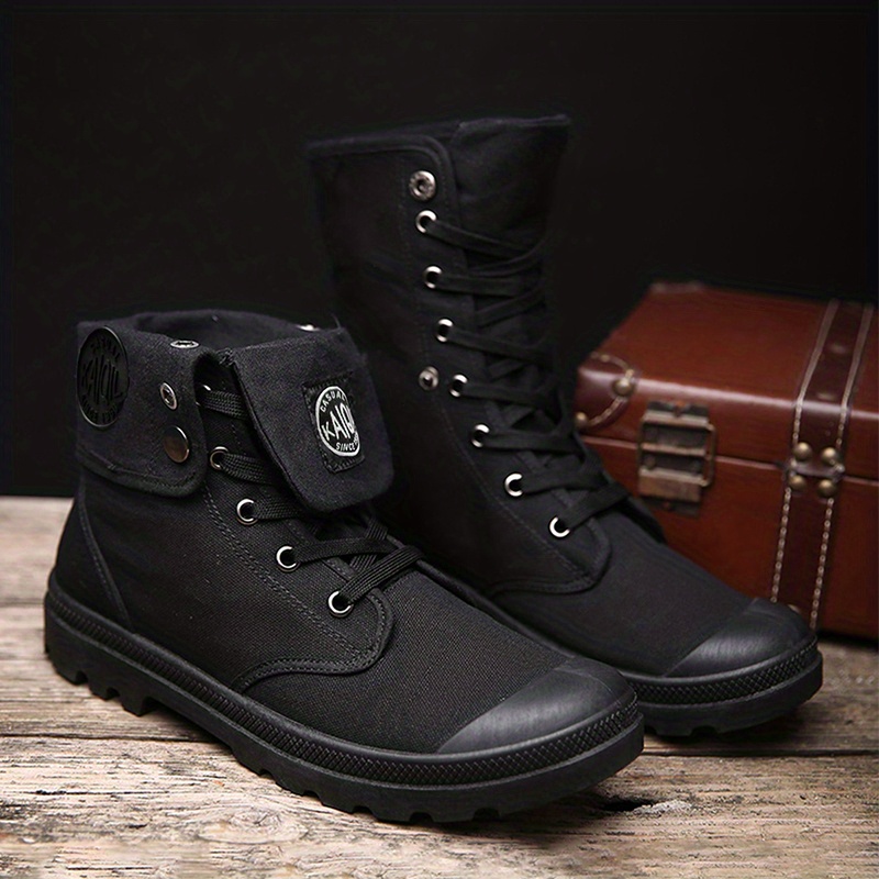canvas walking boots