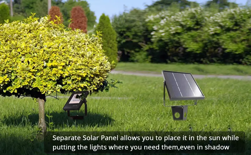 1pc color changing solar spot light all metal 3 in 1 metal auto on off dusk to dawn landscape uplights decoration spotlights for christmas outside house trees garden yard lawn details 1