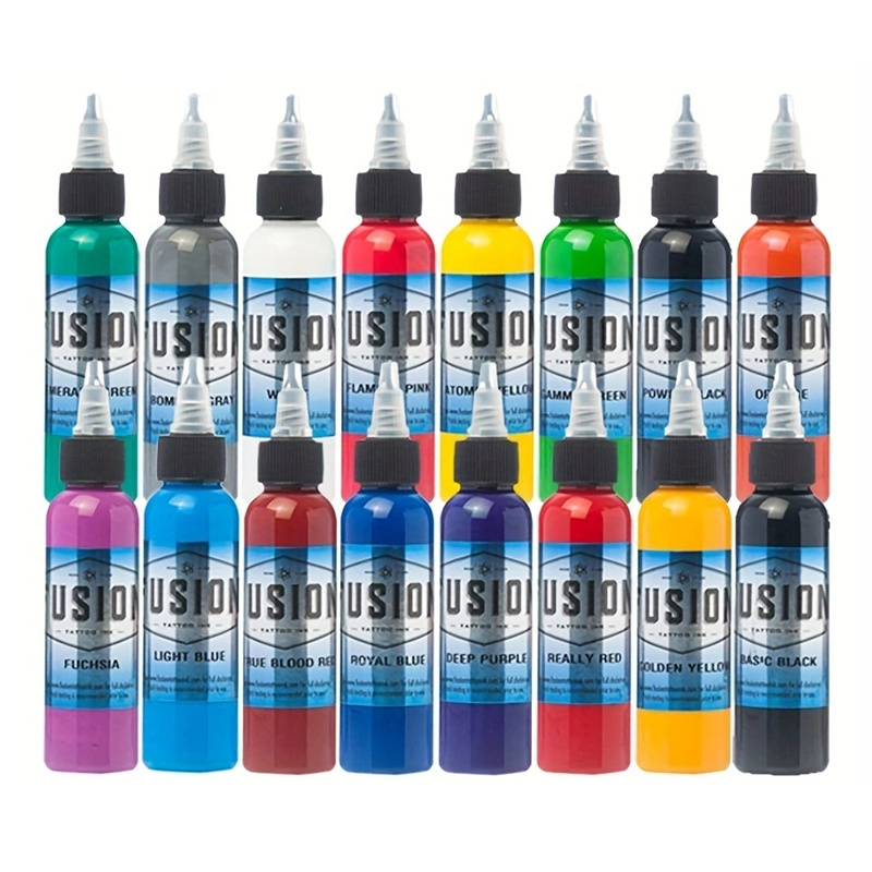 16 Colors Tattoo Ink Set Professional Tattoo Pigment Set - Temu