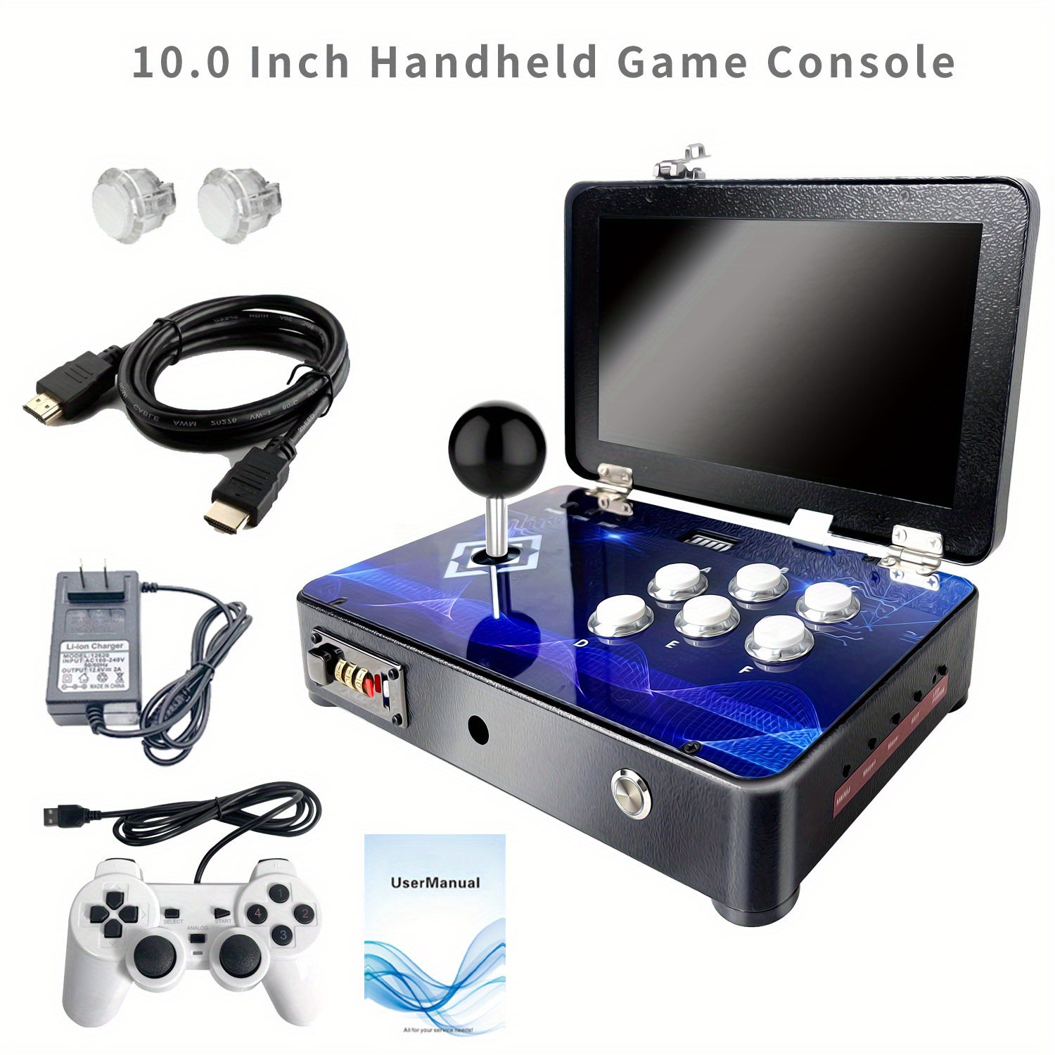  【20000 Games in 1】 Download Function 3D Pandora's Box, 3D  Arcade Game Console Support Download Add Extra Game, 3D Game, 1280x720 Full  HD, Search/ Save/Pause Game, 4 Players Online Game 