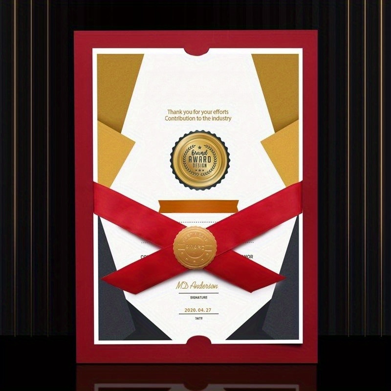 certificate seal template