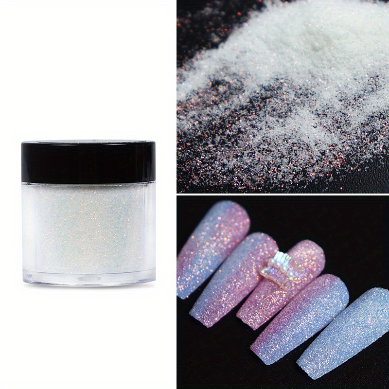 How To Do Sugar Glitter Effect Nail Tutorial 