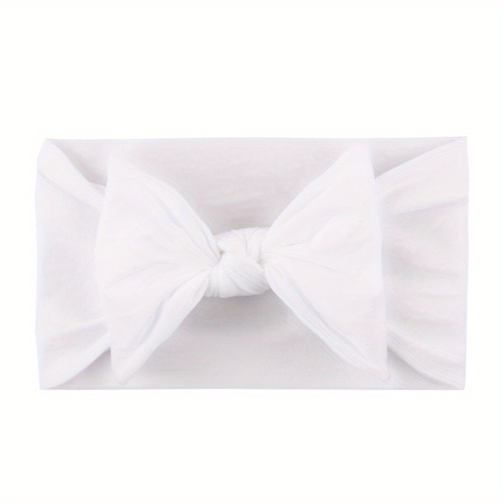 1pc Baby's Hair Soft And Comfortable Nylon Bow Hair Band, Hair Band