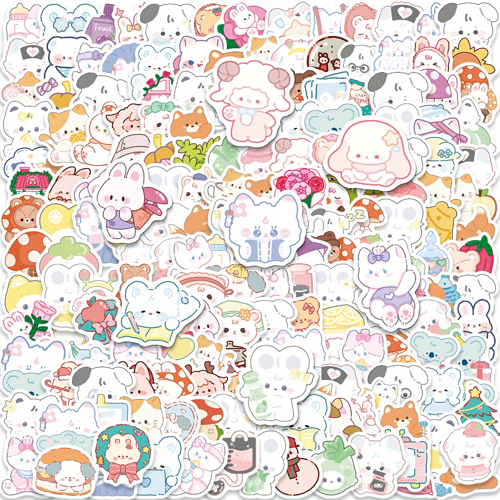 Cute Cartoon Little Girls Lovely Kid Stickers Small - Temu