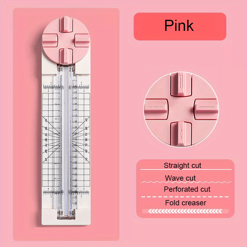Paper Cutter Hand Tool Scrapbooking A4 Paper Trimmer Multifunction Paper  Cutting Machine Crafts for Office Hotel School Invitations Envelope