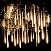 30 50cm meteor shower rain string lights 8 tubes led string lights waterproof christmas outdoor patio decorations wedding navidad tree holiday details 4