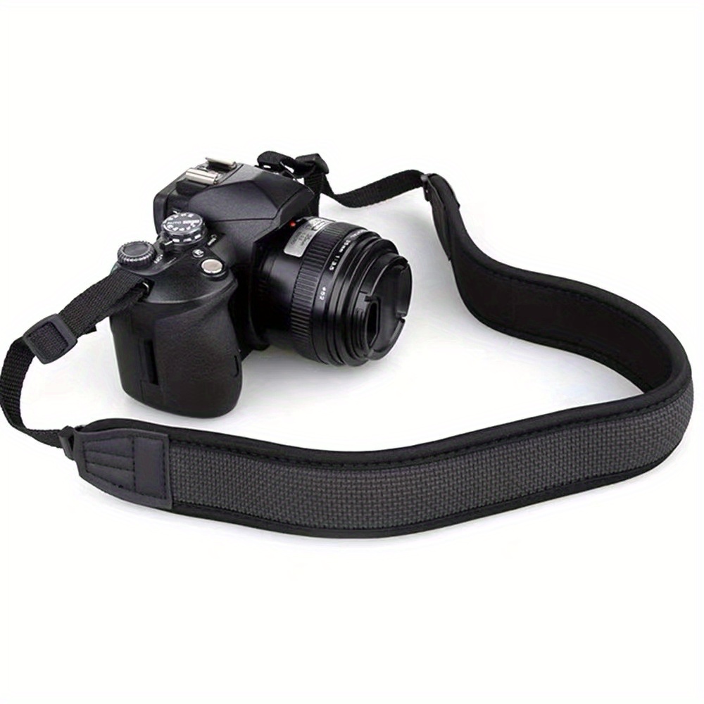 WANBY Camera Strap Black Canvas Neck Shoulder Strap with Quick Release  Buckles for DSLR SLR