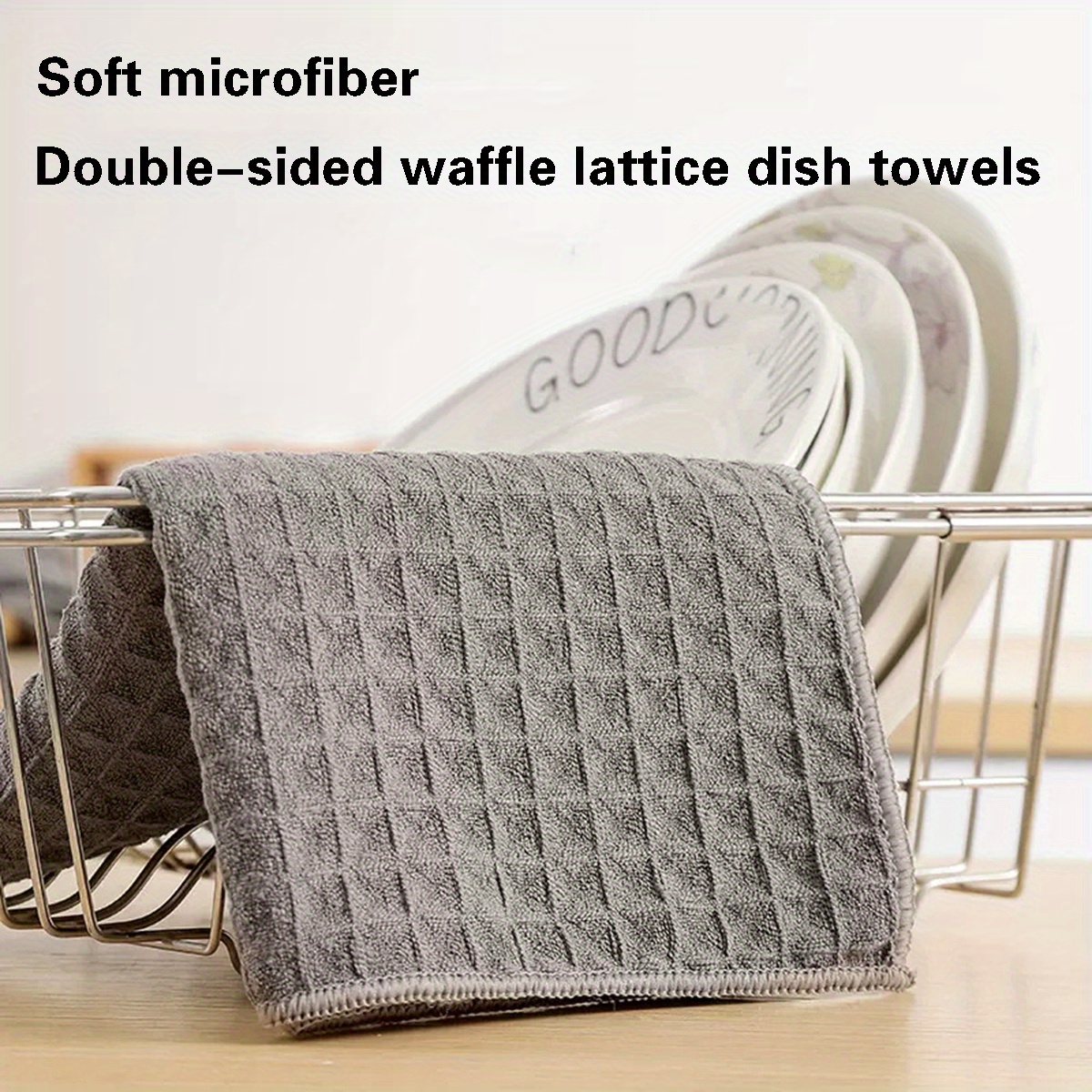 Thickened Waffle Dish Towels, Absorbent Dish Rag, Scouring Pad, Square Dish  Cloths, Simple Style Dish Towel, Cleaning Cloth For Sink Or Kitchen Stove,  Antibacterial Washable Cleaning Brush, Kitchen Stuff Kitchen Cleaning  Gadget 