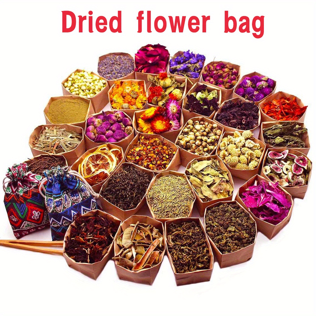 Dried Flowers, Soap Making of Dry Flower, Soap Herbal Bath Set for DIY Lip  Gloss,Soap, Candle Making,Including Rose Buds, Lavender, Jasmine