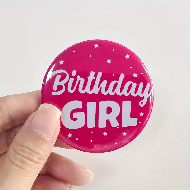 Birthday Boy, Birthday Girl Happy Birthday Badge Pins, Party Decorations  Favors Supplies For Men