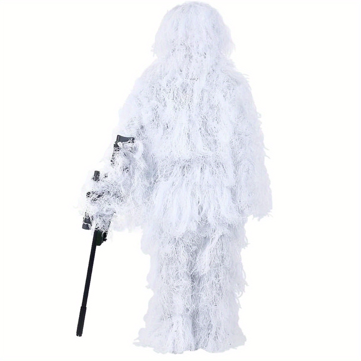 White Snow Suit Ghillie Suit Set Hunting Suit Clothing Adult 
