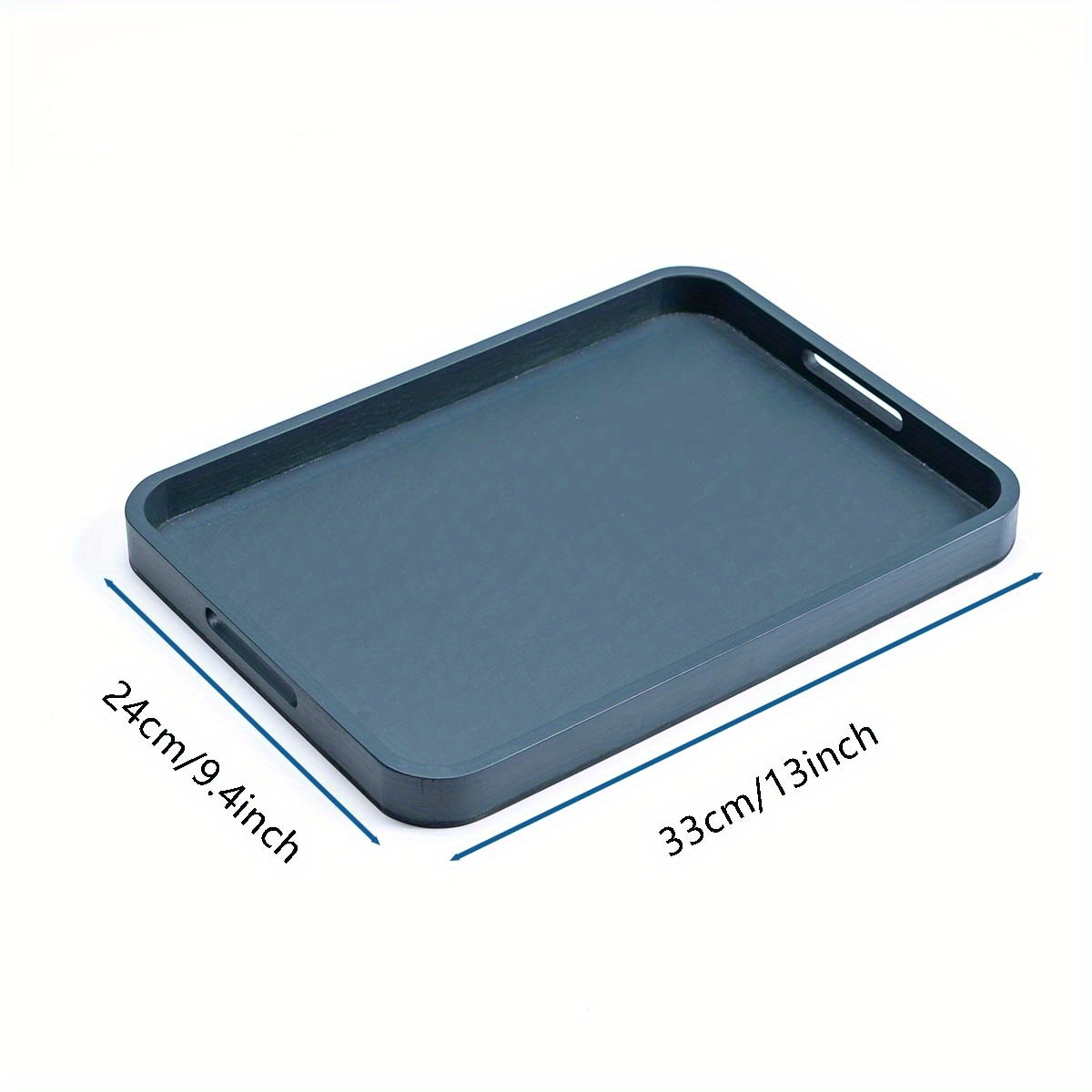 Bamboo Serving Trays Handles Blue Decorative Tray Bamboo Temu