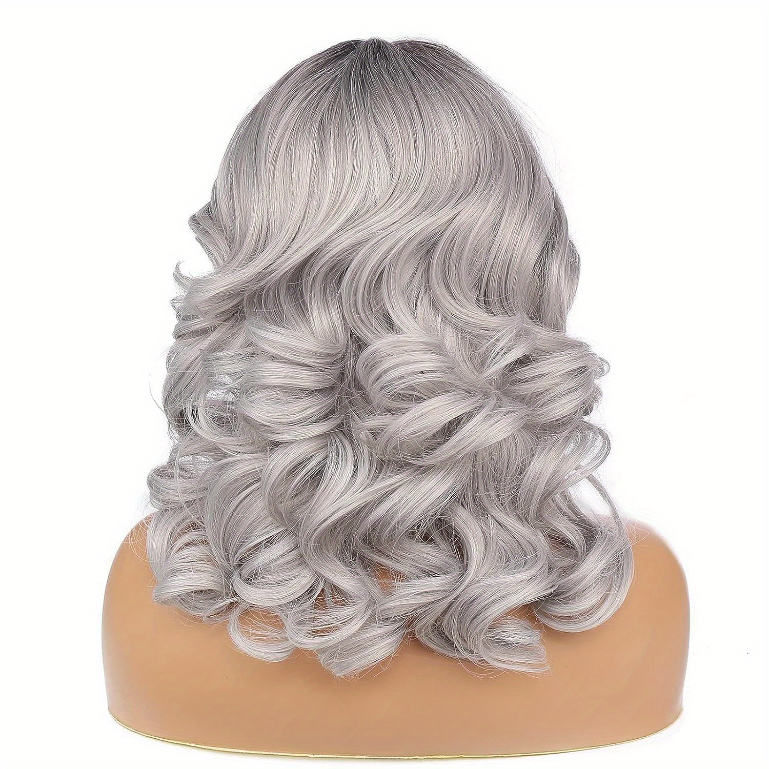 Shoulder Length Loose Wave Wig Synthetic Woven Wig