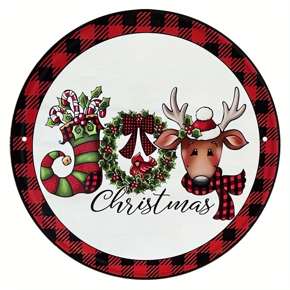 Merry Christmas sign farmhouse decor wreath sign wreath attachment wreath  supplies craft supplies metal sign wreath