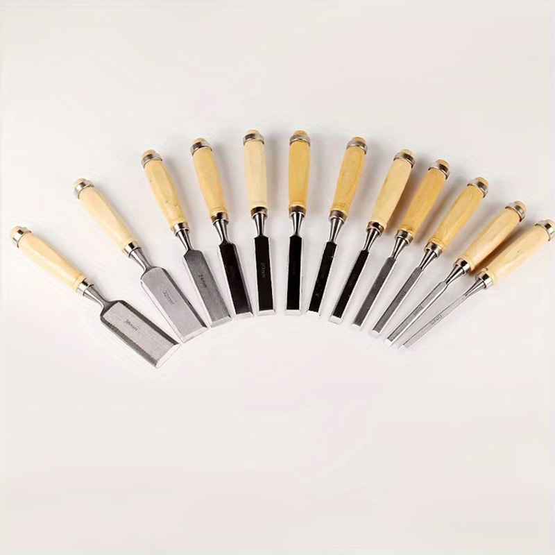 3/12pcs Wood Carving Chisel Set For Professional Results - Perfect For  Basic Detailed Carving Woodworking Chisels, Hand Tools, Carving Tools,  Suitable